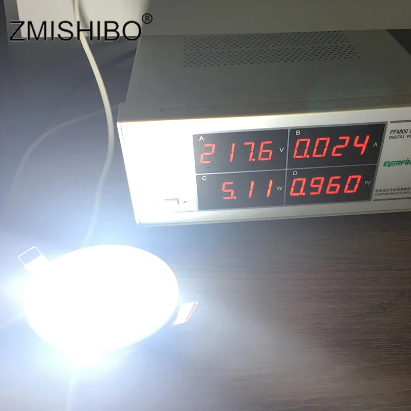 Круглая Встраиваемая светодиодная точечная лампа ZMISHIBO 220 В 68-80 мм размер