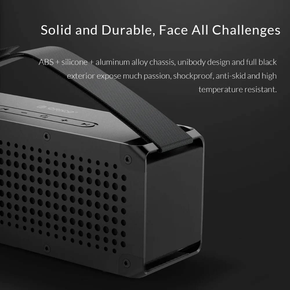 ORICO Портативный Bluetooth беспроводной динамик громкий звук бас 8 часов