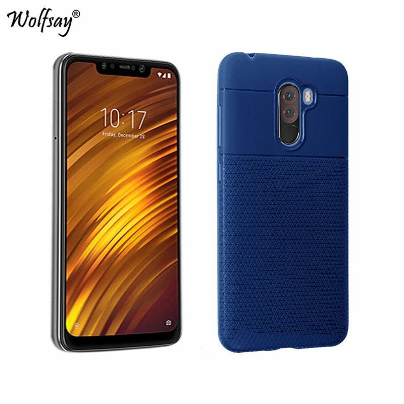 Pocophone F1 Case Simple Soft TPU For Xiaomi Silicone Cover Capa Poco Shell Fundas |
