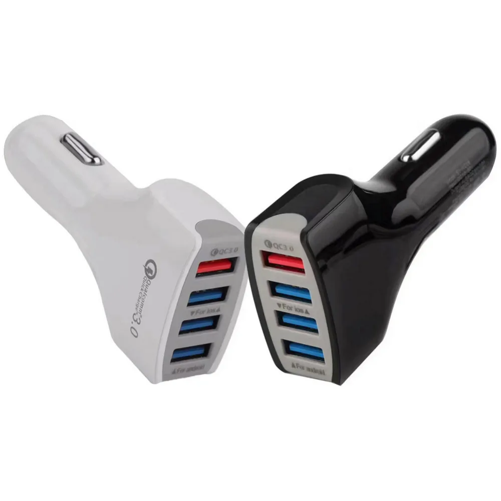 Быстрая зарядка 3,0 USB Автомобильное зарядное устройство QC 3,0 универсальное автомобильное зарядное устройство для мобильного телефона быстрое зарядное устройство для iPhone Xiaomi samsung Автомобильное зарядное устройство