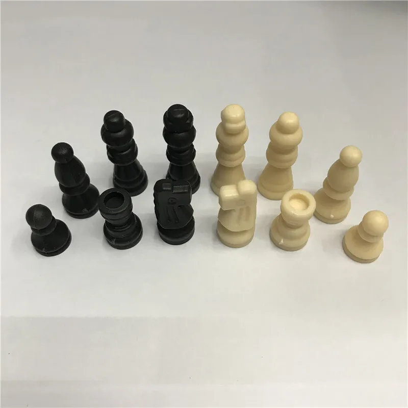 32 шт. набор пластиковых шахматных изделий развлекательный стандарт Chessmen