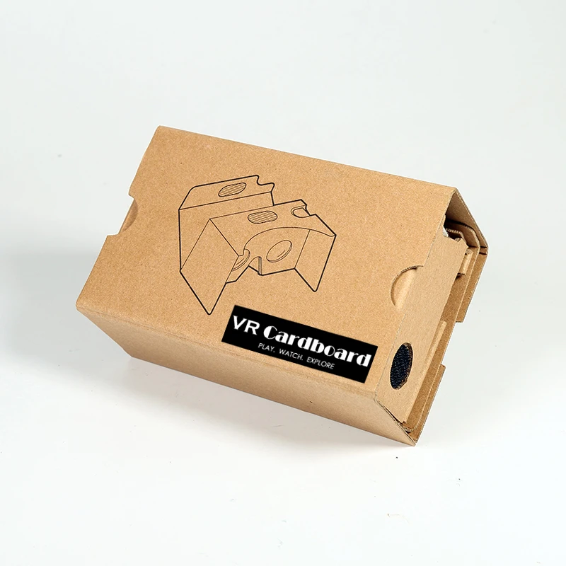 Новая коллекция VR картона Google cardboard 3D Очки виртуальной реальности коробка shinecon