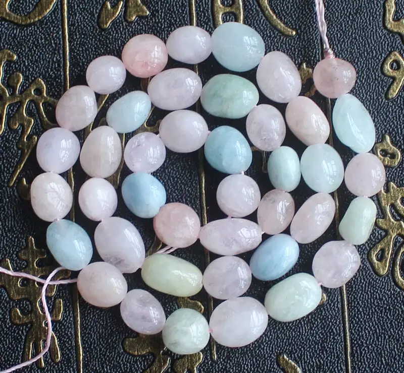 Бусины неправильной формы MorgenStone, разные цвета, 6-9 мм, 15 дюймов на нитке, для самодельных украшений