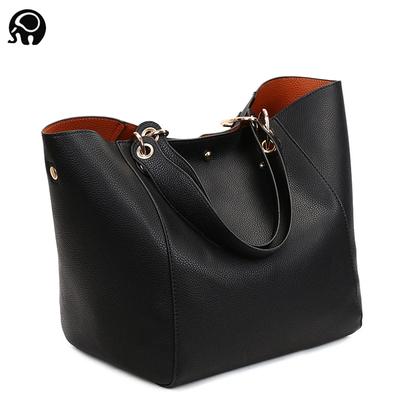 2020 Luxury brand Big Size Vintage PU Tote Handbag Women's Casual Large Capacity Shoulder Bag Girl Retro Travel Bolsa 12 colors