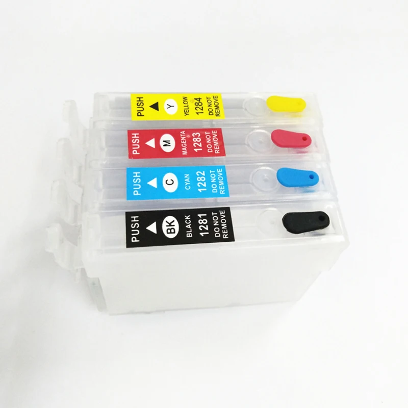 Многоразовый чернильный картридж vilaxh T1281 для принтера Epson T1284 Stylus SX230 S22 SX125 SX130 SX235W