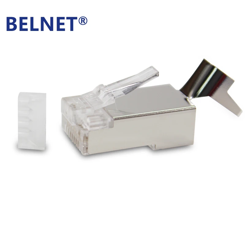 BELNET CAT7 FTP RJ45 модульный разъем для экранированного кабеля ethernet 23AWG 0 57 мм 8P8C сетевой