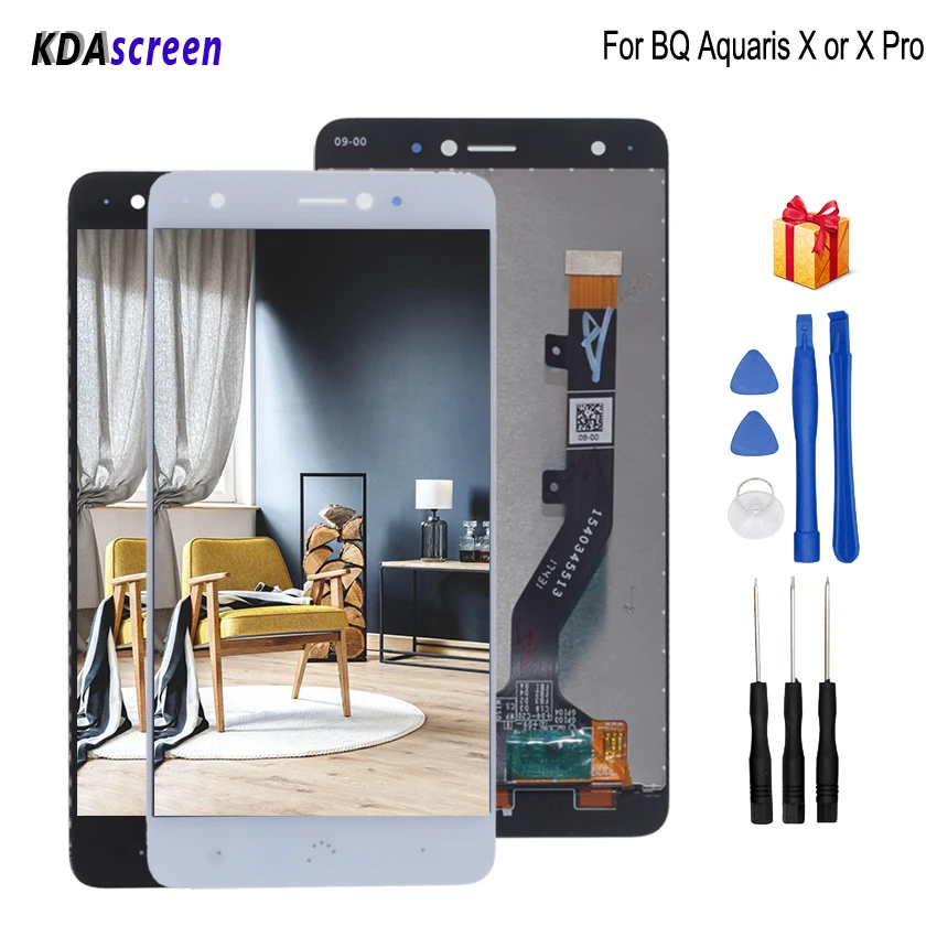 Оригинальный ЖК дисплей для BQ Aquaris X сменный дигитайзер сенсорного экрана Pro +