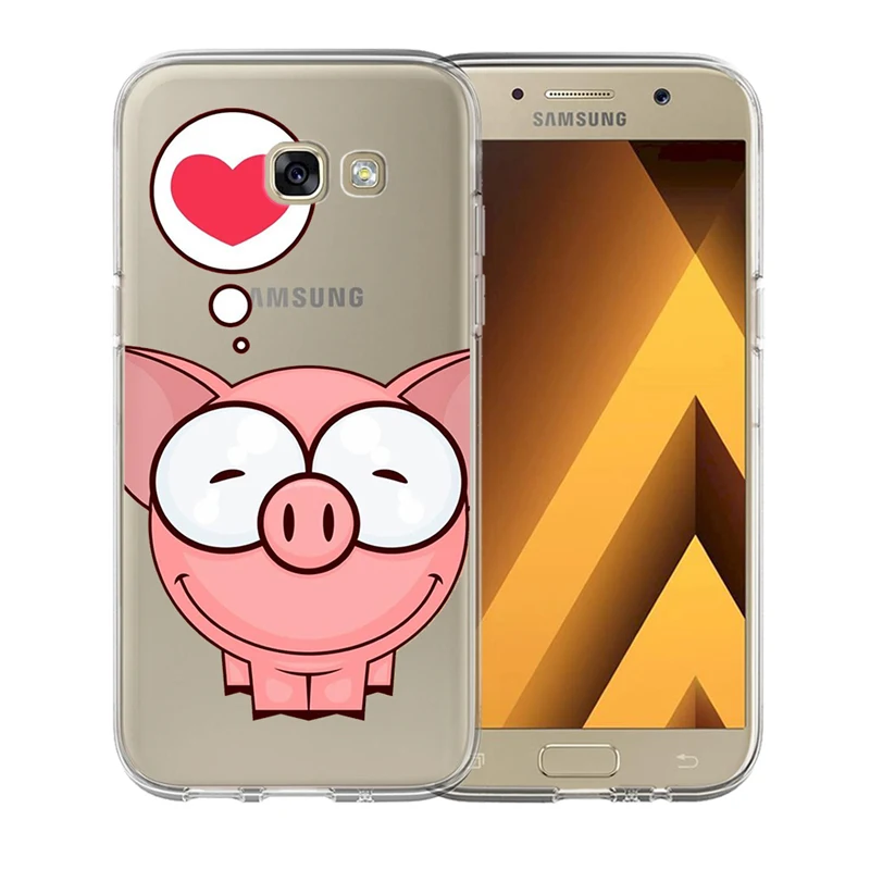 For Samsung Galaxy S6 S7 S8 S9 Edge Plus A3 A5 A7 A8 J3 J5 J7 J2 G530 Note 8 2016 2017 2018 prime EU Phone case Cartoon animal |