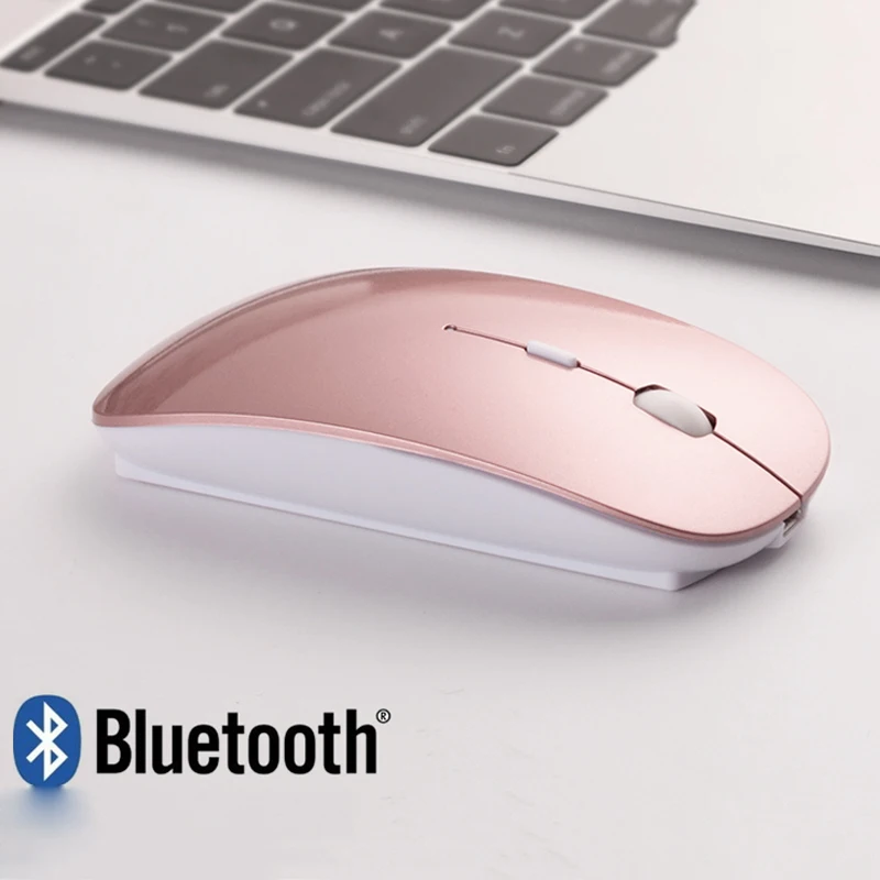 Bluetooth Мышь для MacBook Air Pro Win10/Mac ноутбук Беспроводной Перезаряжаемые Mute Тихая