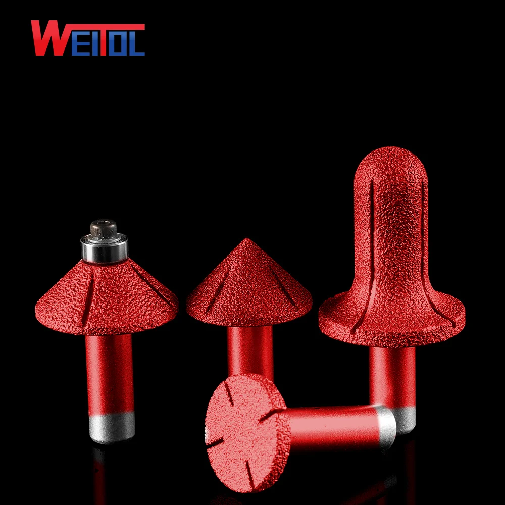 WeiTol 1 шт. Алмазная Наждачная каменная фреза Биты Классическая формовочная фреза с ЧПУ машина гравировальный инструмент для камня