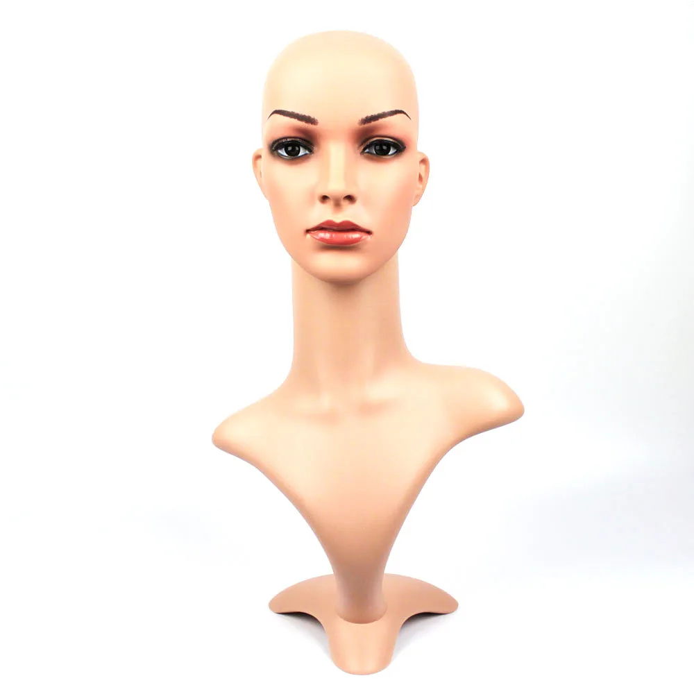 Высокое качество PE реалистичный манекен женщина головы парики D2 W|mannequin dummy head|manikin
