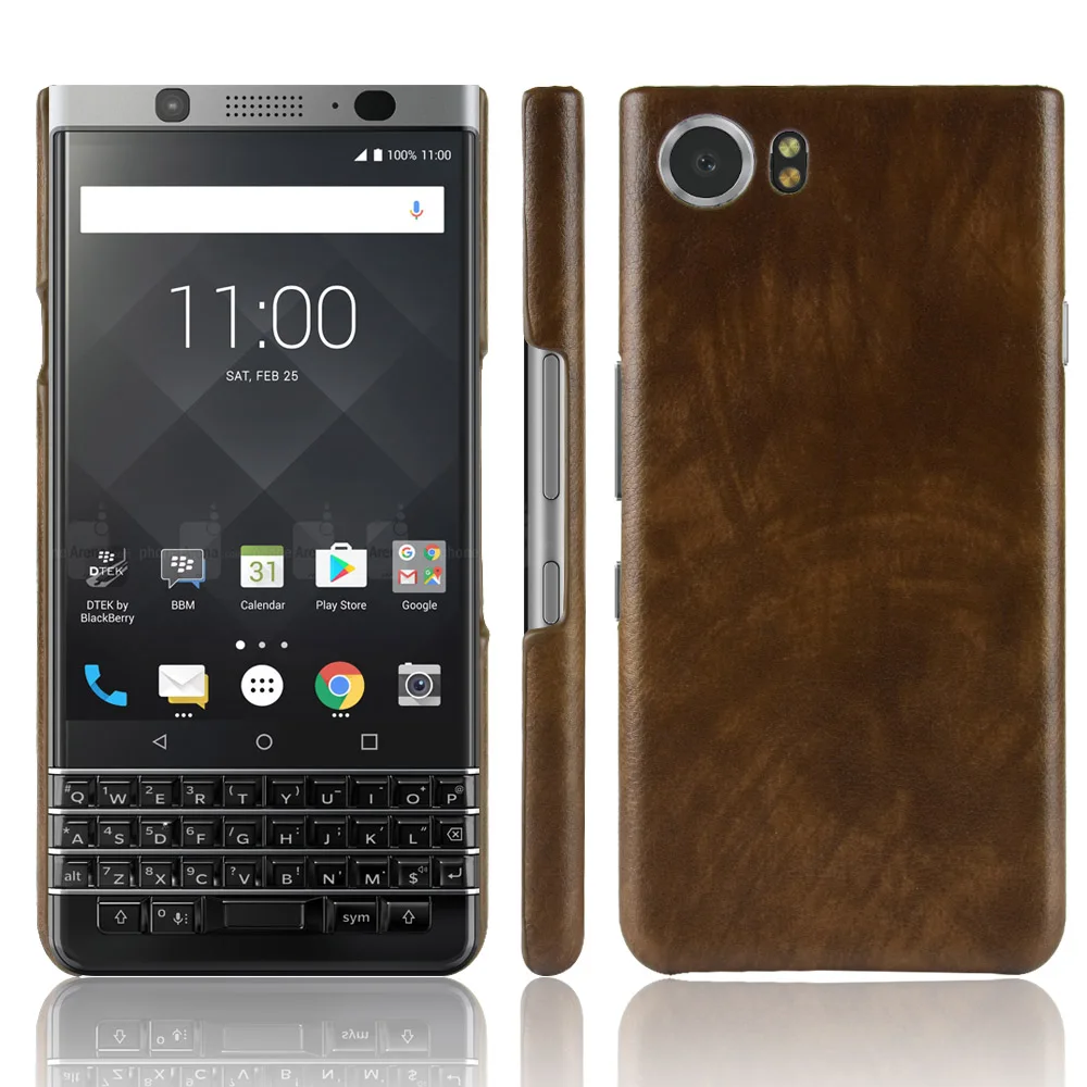Жесткий Чехол для Key1 Key2 чехол из искусственной кожи с зернистой фактурой Blackberry Key