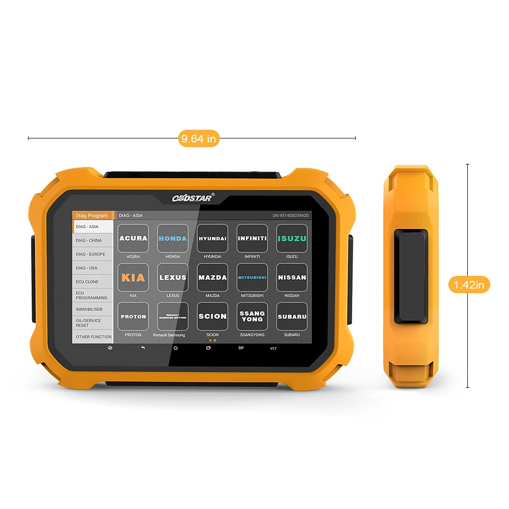 OBDSTAR X300 DP плюс Автомобильный ключ программист Pin код OBD2 сканер ECU клон EEPROM/адаптер