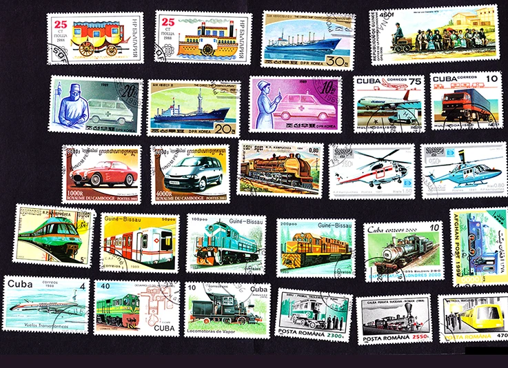 20 шт./упак. марки для транспортных средств самолетов автомобилей поездов и