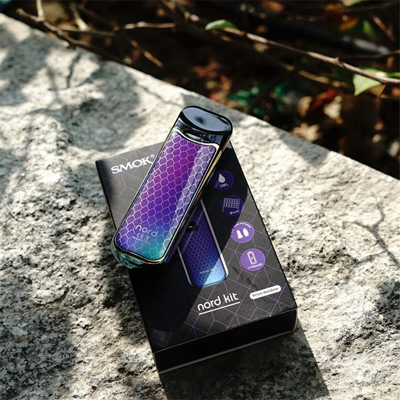Оригинальная сигарета Smok Nord Pod vape Kit с батареей 1100 мАч 3 мл электронная картридж Vape