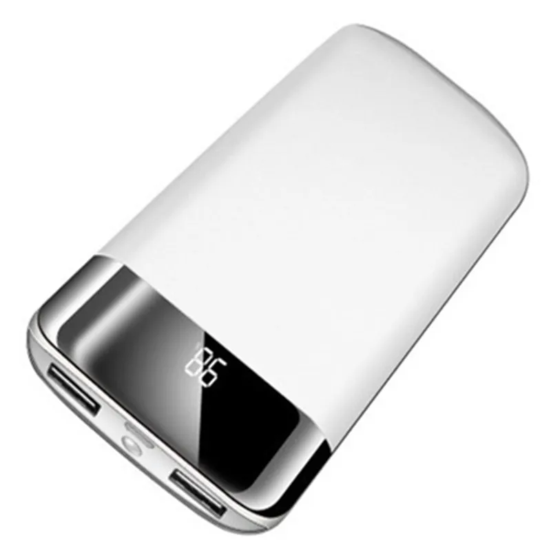30000mah Power Bank External Battery PoverBank 2 USB LED Powerbank Portable Mobile phone Charger for Xiaomi MI iphone XS Max 8 7 | Мобильные