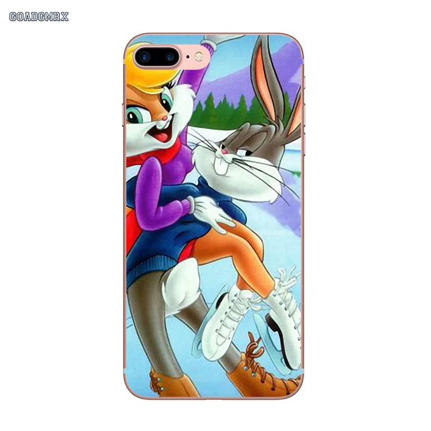 Прозрачные мягкие чехлы для iPhone 6 6S 7 8 Plus X XS MAX XR 4 4S 5 5S SE 5C Looney Tunes Bugs