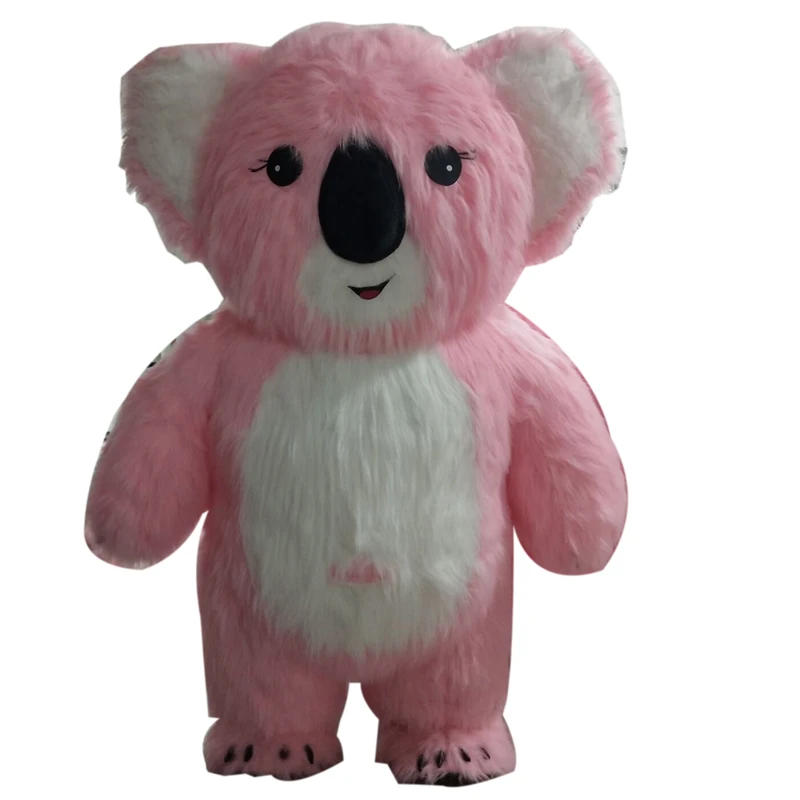 Pink Новинка, надувной костюм коала, 2 м, 2,5 м, 3 м, для взрослых, косплей, вечерние, для игр, платье на Хэллоуин, Рождество - Цвет: Pink