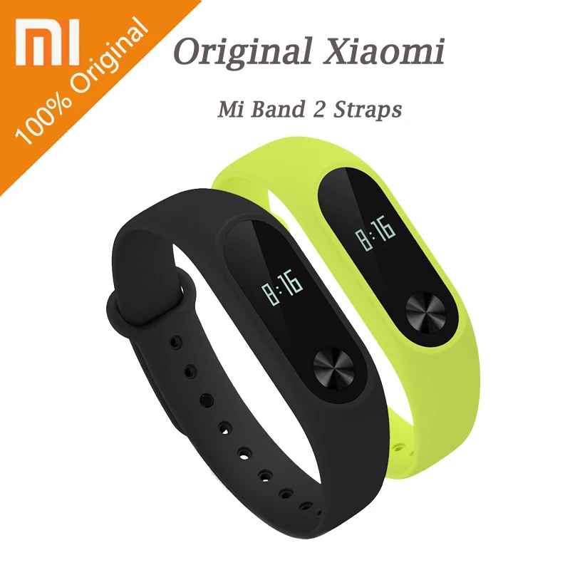 Оригинальный цветной силиконовый браслет Xiaomi для замены браслета Miband 2 3 4 Mi band