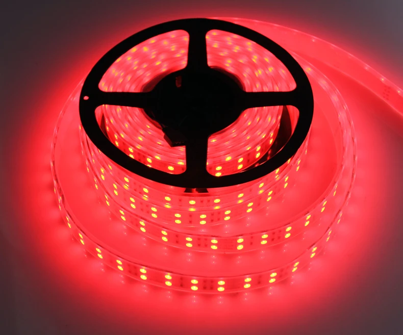 5 м 600 светодиодный s двухрядный 5050 SMD RGB 120 светодиодный/м не водонепроницаемая