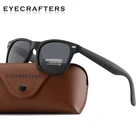 Солнцезащитные очки Eyecrafters в стиле ретро UV400 для мужчин и женщин, модные классические поляризационные, зеркальные, квадратной формы, в стиле ретро, 2140