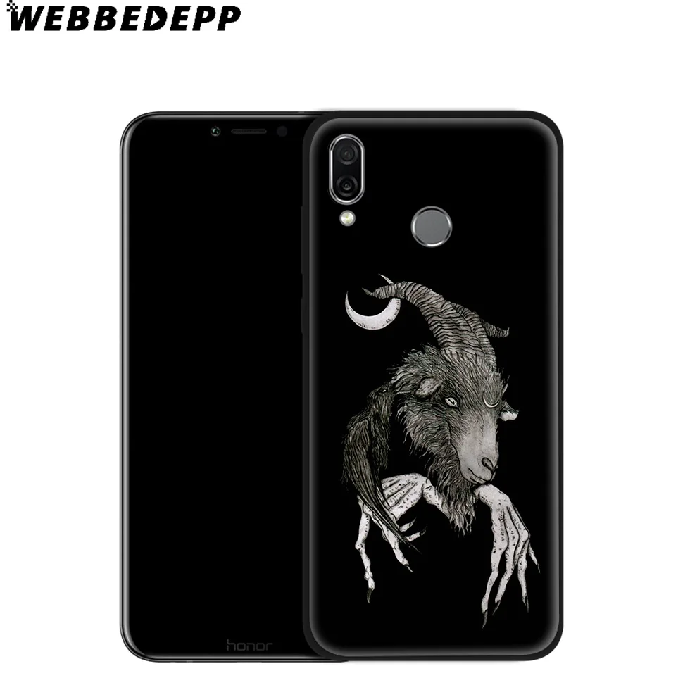 WEBBEDEPP Devil Satan мягкий чехол для Huawei P8 P9 P10 P20 P30 Lite Pro P Smart Z Plus 2019 Y6 Prime 2018 2017 Mini |