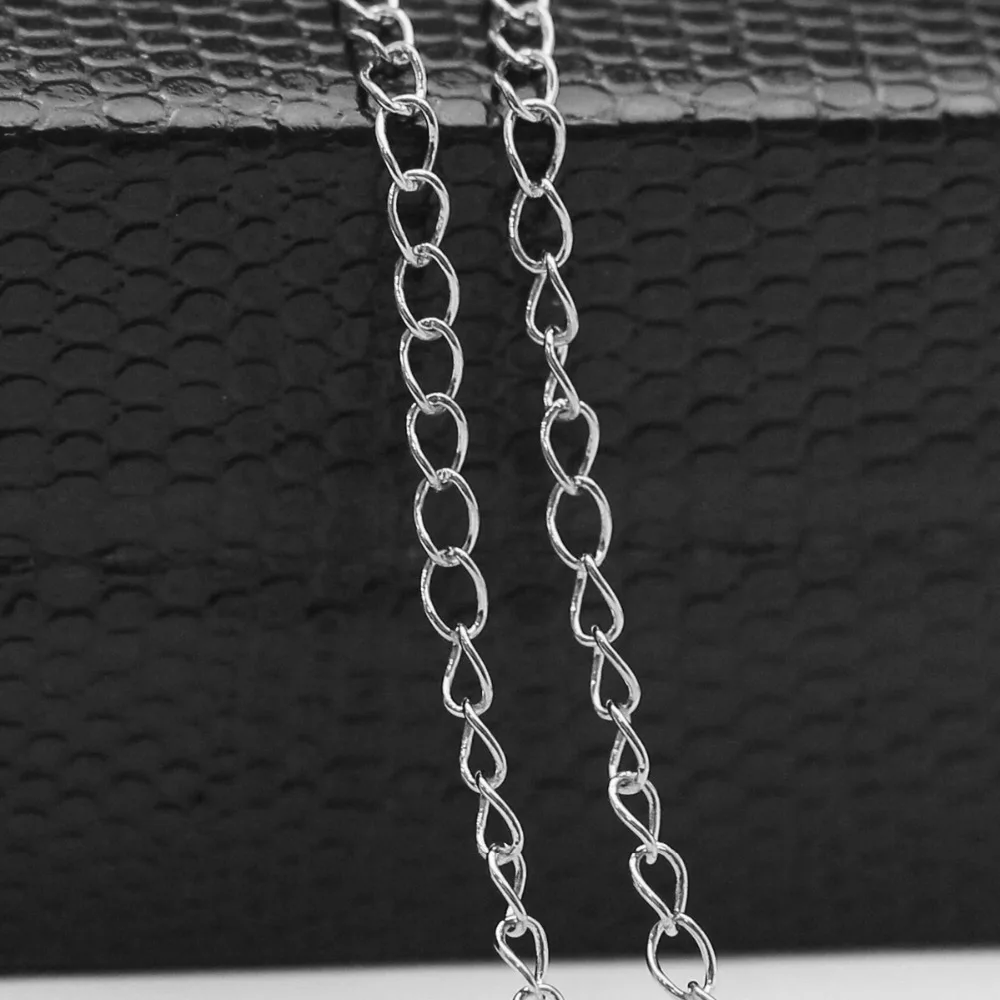 Женская объемная цепь Beadsnice ID36390 из стерлингового серебра|Ювелирная фурнитура и