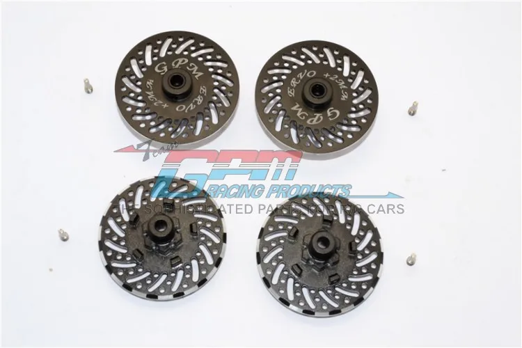 Алюминиевое колесо с шестигранным креплением + 2 мм тормозным фонарем er0062 мм/4 Для