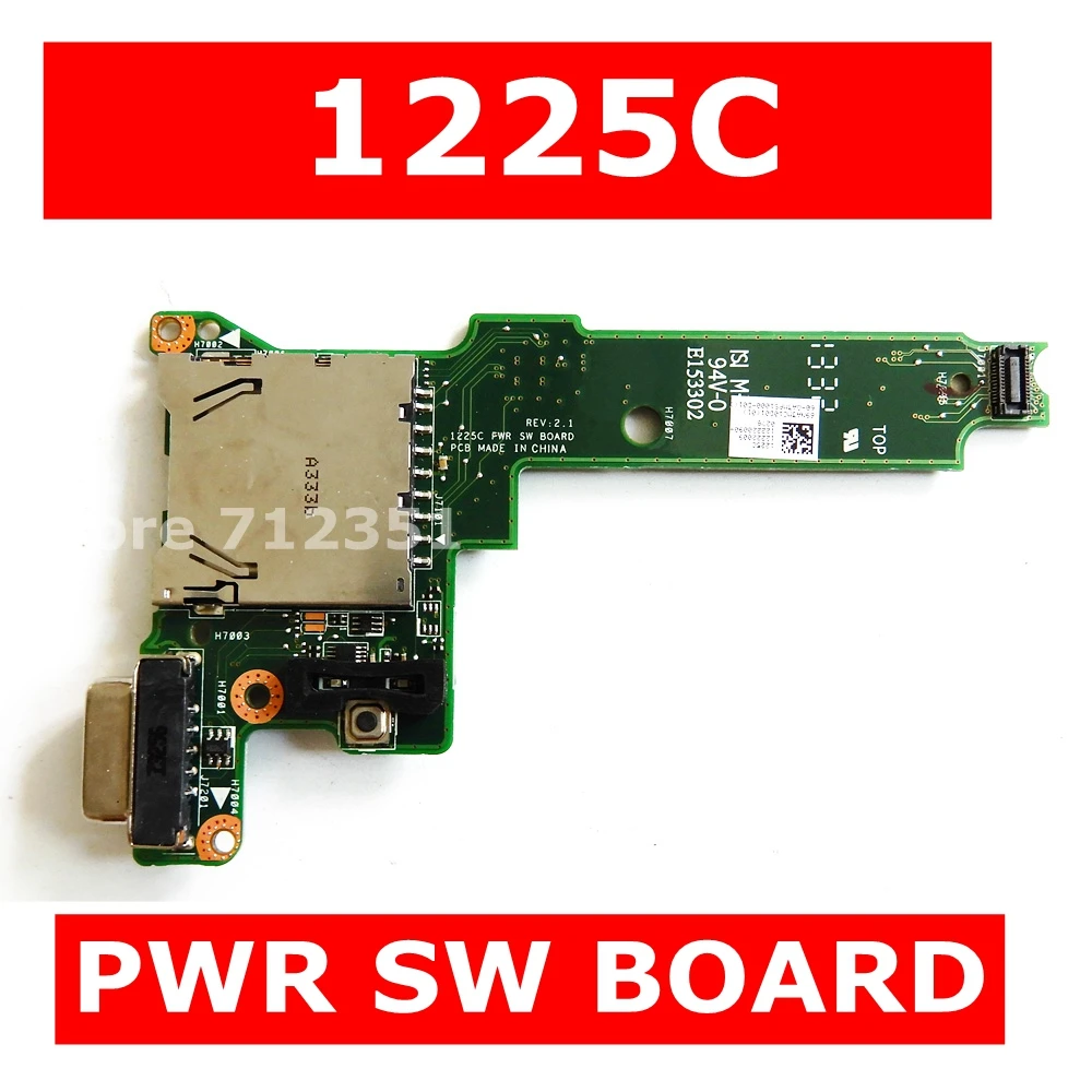 1225C Power SW плата для Asus Eee PC 1225B 1225 Board vga кнопка переключения sd reader тестирования 100%