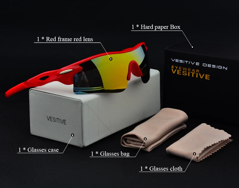 Спортивные солнцезащитные очки, Новая мода Oculos UV400 мужские дизайнерские очки для зрения вождения мужские Ночное видение очки, подходят для вождения, солнцезащитные очки - Цвет линз: red red