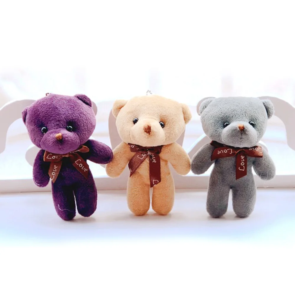 Мини 6 цветов Kawaii 12 см мишка плюшевые игрушки кукла для свадебной вечеринки