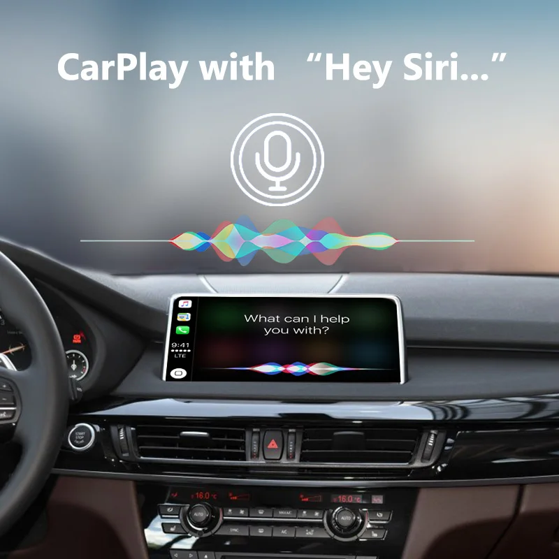 Joyeauto WIFI беспроводной Apple Carplay для BMW NBT X5 X6 F15 F16 F25 F26 2013 2016 Поддержка iOS/Android
