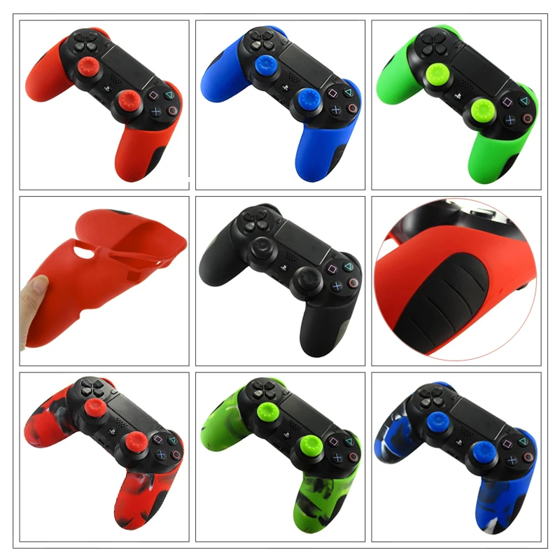 Мягкий гибкий силиконовый чехол Защитный чехол для Playstation 4 PS4 Pro тонкий контроллер с инжекцией масляной краской