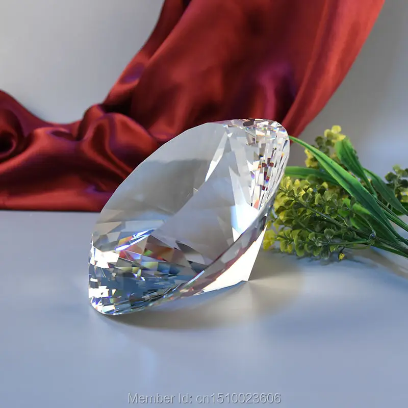 Хрустальный бриллиант свадебное украшение подарок для дома из стекла настольное
