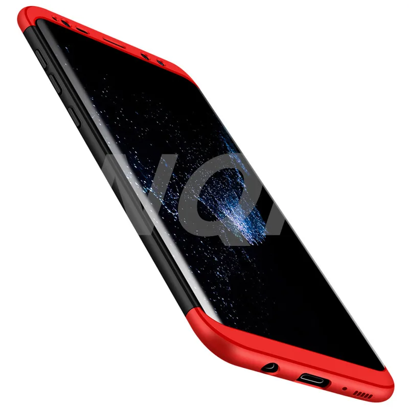 360 Degree Protection Case For Samsung Galaxy S8 plus Cover Luxury Plastic Hard Shockproof Back S7 edge Cases |