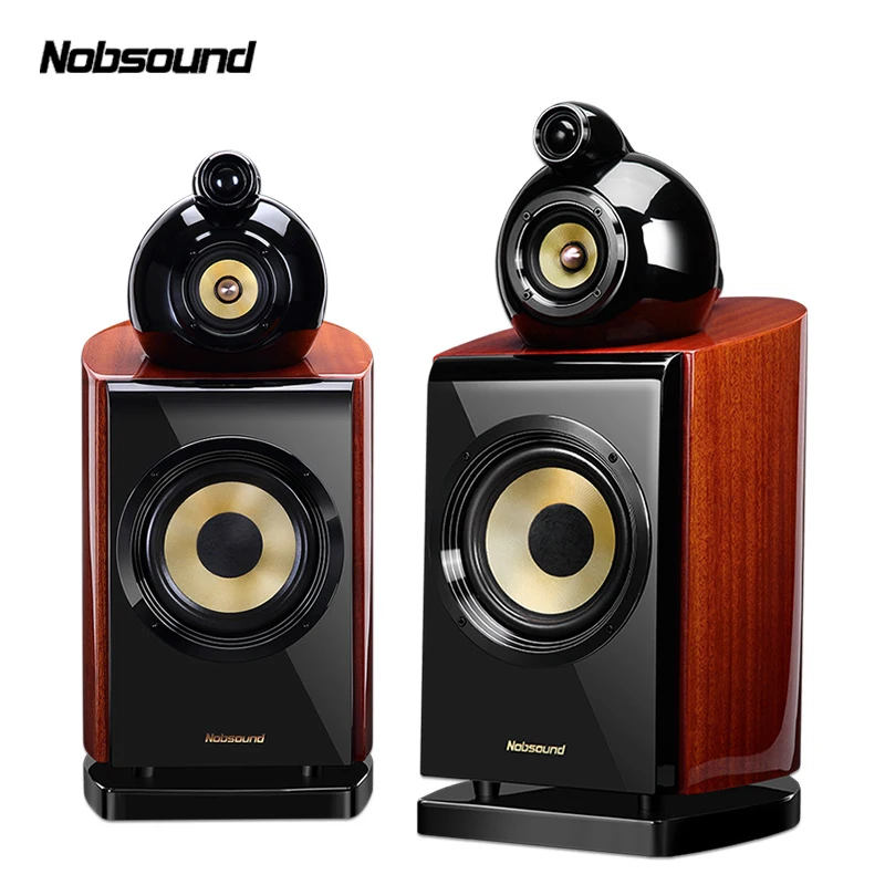 Nobsound DM8 1 пара 6 5 дюйма трехканальная деревянная книжная полка динамик s 2 0 HiFi