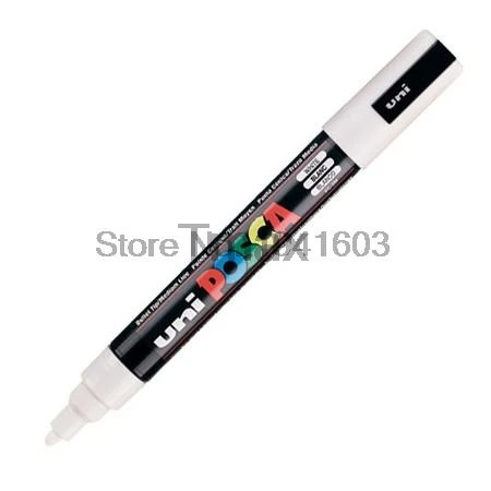 3 шт./партия Mitsubishi Uni Posca PC-5M маркер-средний Tip-1.8mm-2.5mm 17 цветов художественные маркеры офисные школьные принадлежности - Цвет: AS PIC