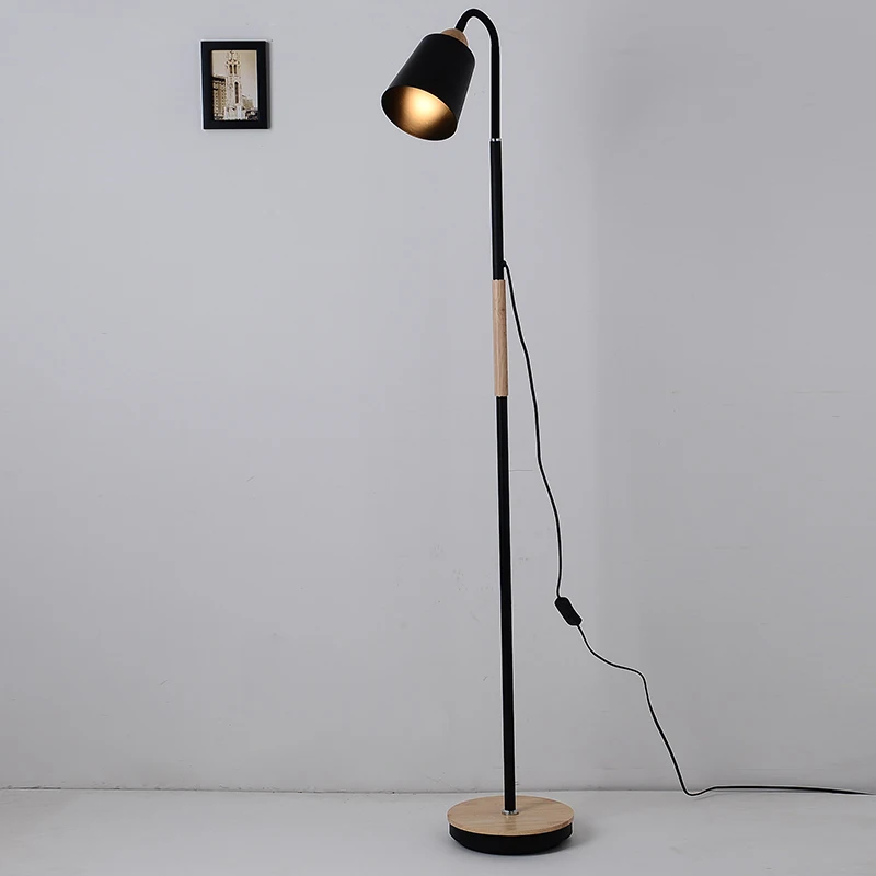 Пост-современный дизайн Arne Jacobsen AJ Напольная Лампа черная металлическая