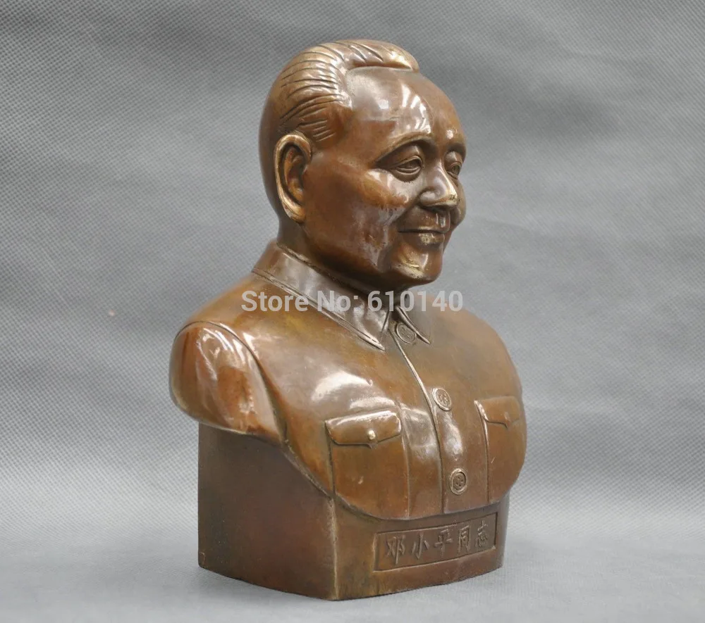 8 ''Китай Великий экс лидер Дэн Сяопин Бюст Бронзовая статуя|bust statue|statue of liberty
