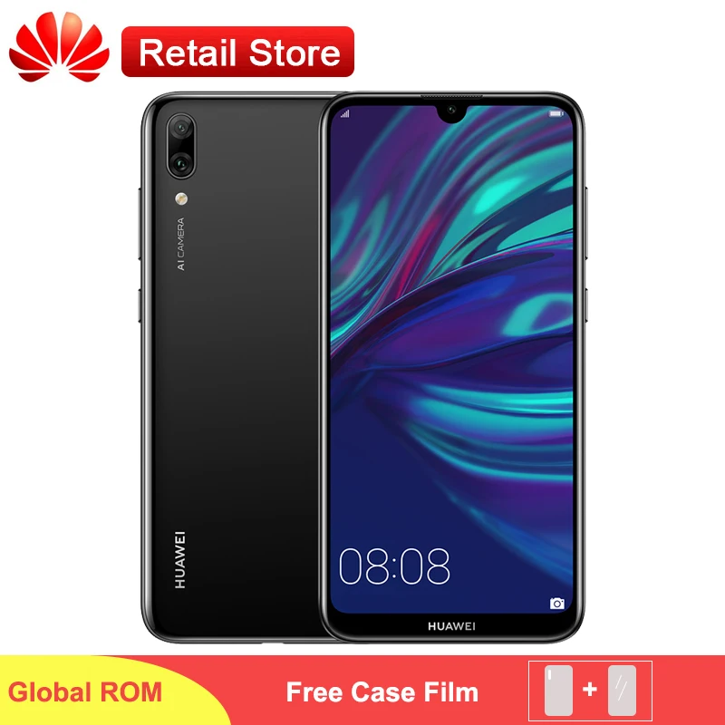 Huawei Enjoy 9 4000mAh Y7 Pro 2019 смартфон глобальная прошивка 6 26 &quotFullview Snapdragon 450