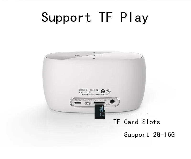 11 LED Настольный Bluetooth динамик мини колонки Hands Free портативный беспроводной с tf
