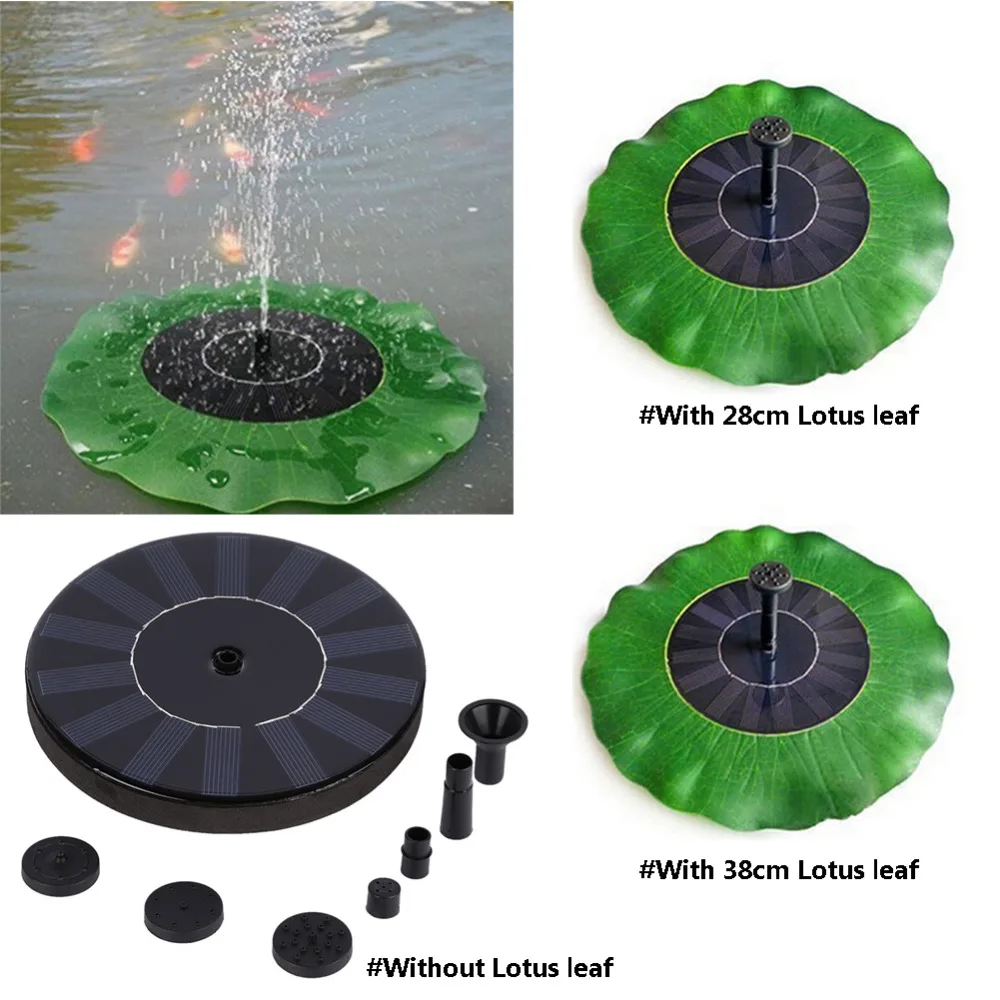 Lumiparty Горячая продажа 7V плавающий водяной насос солнечная панель садовые