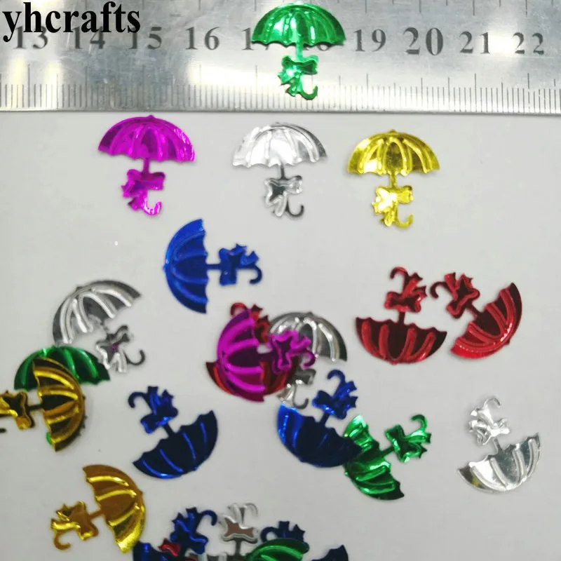 

20gram/Lot 15mm umbrella sequins.Craft material Kindergarten arts and crafts Intelligence Creative activity item Kids handy work