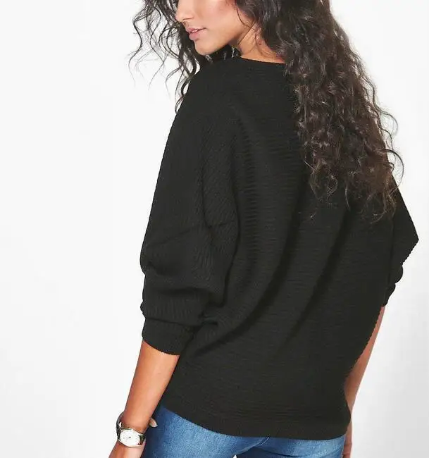 Женский свитер новинка весна/осень/зима модный сексуальный уличная одежда с