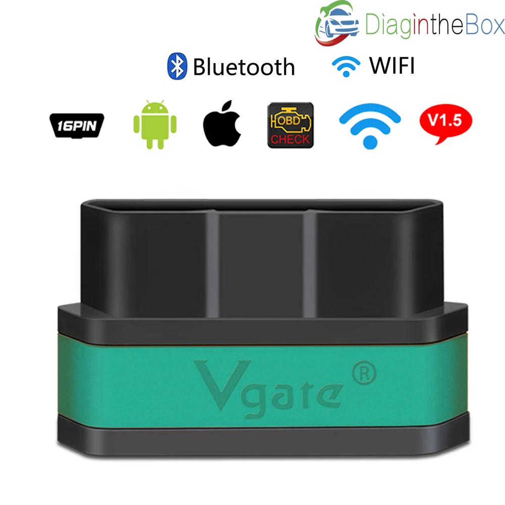 OBD 2 сканер Vgate Icar2 кодовый считыватель ELM327 Bluetooth/WiFi OBD2 автомобильный