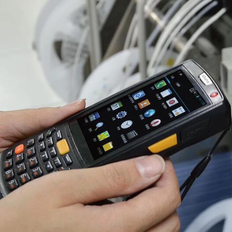 Ручной тепловой сканер штрих-кодов 3 5 дюйма 4G беспроводной Android 1D 2D с bluetooth Wi-Fi GPS |