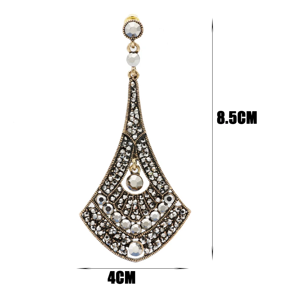 Серьги под старину золото длинные серьги с кристаллами|earrings antique gold|earrings antiquejewelry