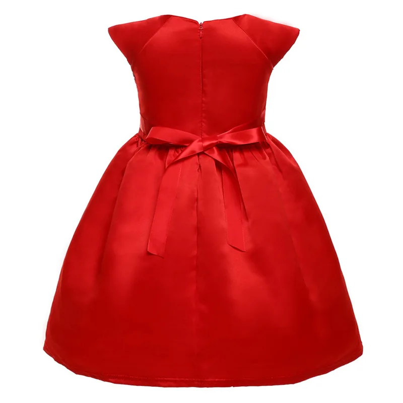 AiLe Rabbit Kids Dresses For Girls Frocks Wedding Party Floral Evening Dress 2 Color Baby Girl Princess Ins Vestido Ball Gown | Детская