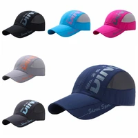 6 colors summer men printed letter cap quick dry mesh men fishing caps outdoor sport traveling climbing hats