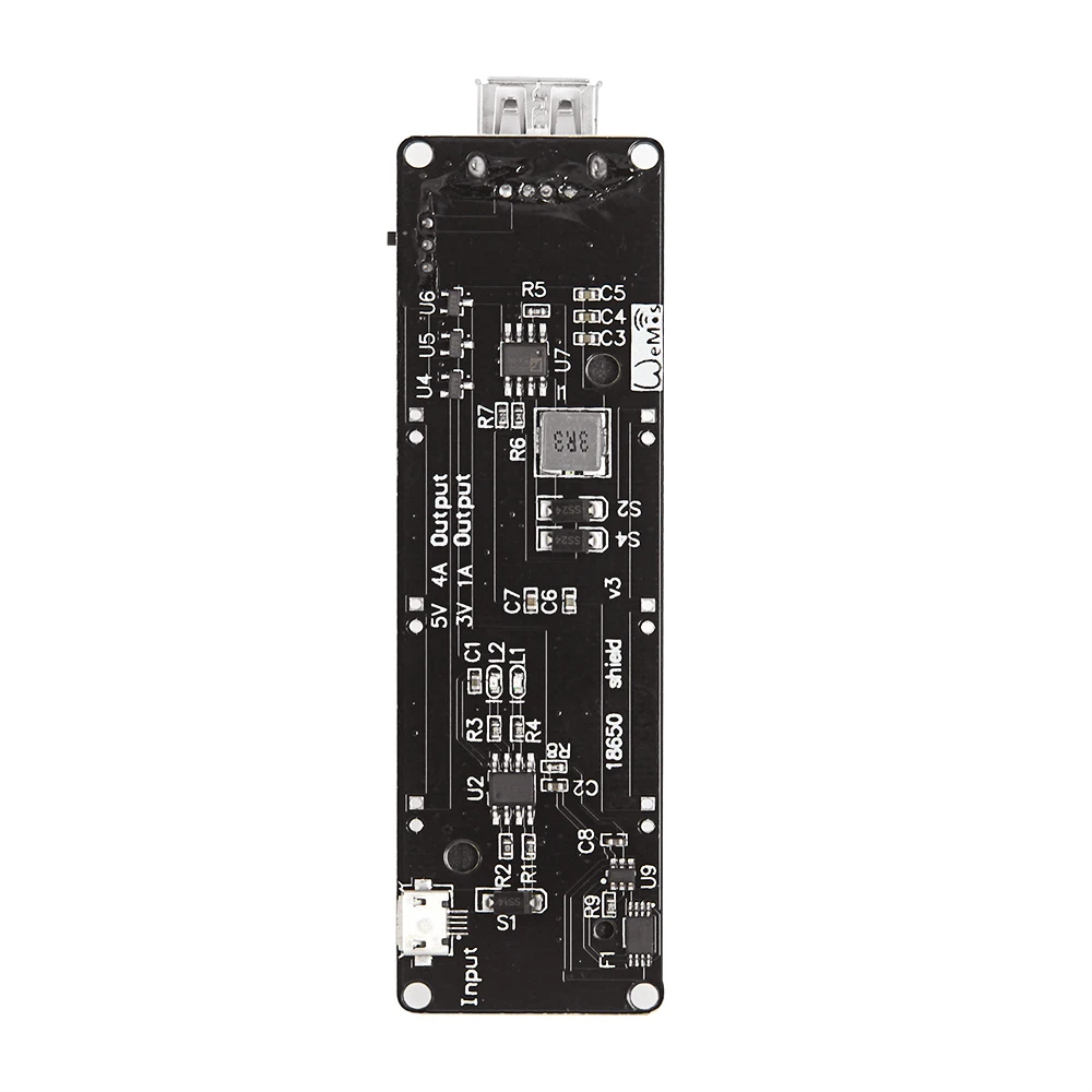 ESP32 18650 Батарея держатель Щит Плата расширения V3 с USB кабель|Печатные платы| |